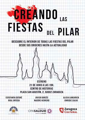 Cartel del corto ganador "Creando las fiestas del Pilar