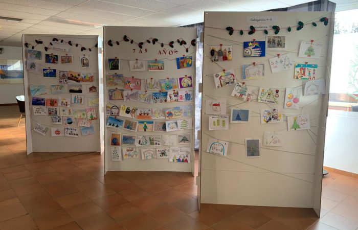 Exposición concurso postales navideñas Grupo San Valero 2024
